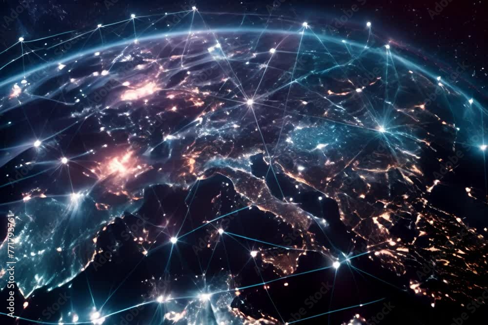 Global network connection and data connections concept. Global network connection and data connections concept.