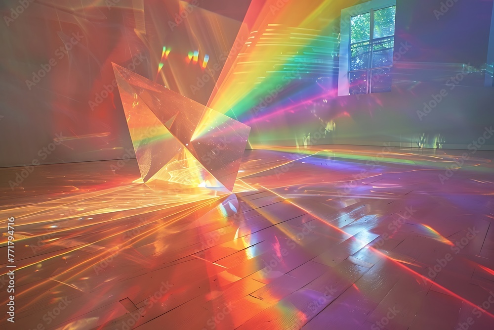 Künstlerkerze Visionen im Prisma – Licht & Farbreflexion main image 1