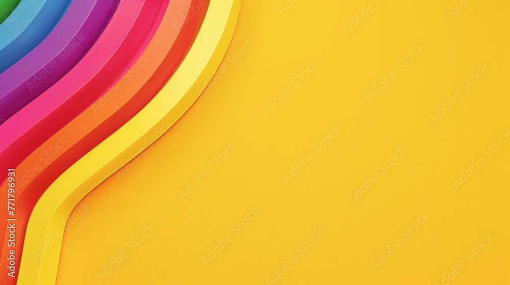 Pride month. LGBT concept. LGBT pride flag background copy space for text.  - obrazy, fototapety, plakaty 