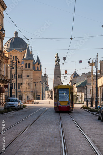 Miasto Łódź- widok na Plac Wolności. © Tomasz Warszewski