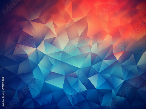 Abstract backdrop showcases a mix of blue, orange, and white paints