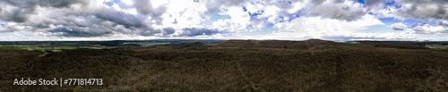 rhön, franconia, lower franconia, germany, panorama, aerial view, landscape, nature, forest