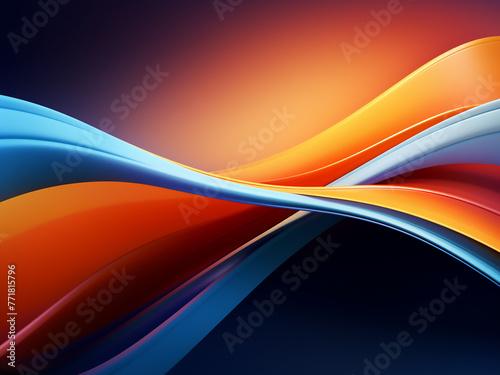 Cover decoration or background enhanced with blurred light element