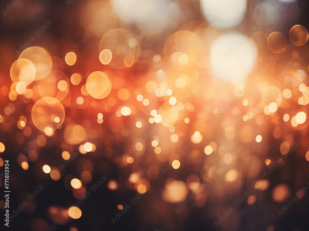 Christmas-themed bokeh background captures holiday cheer
