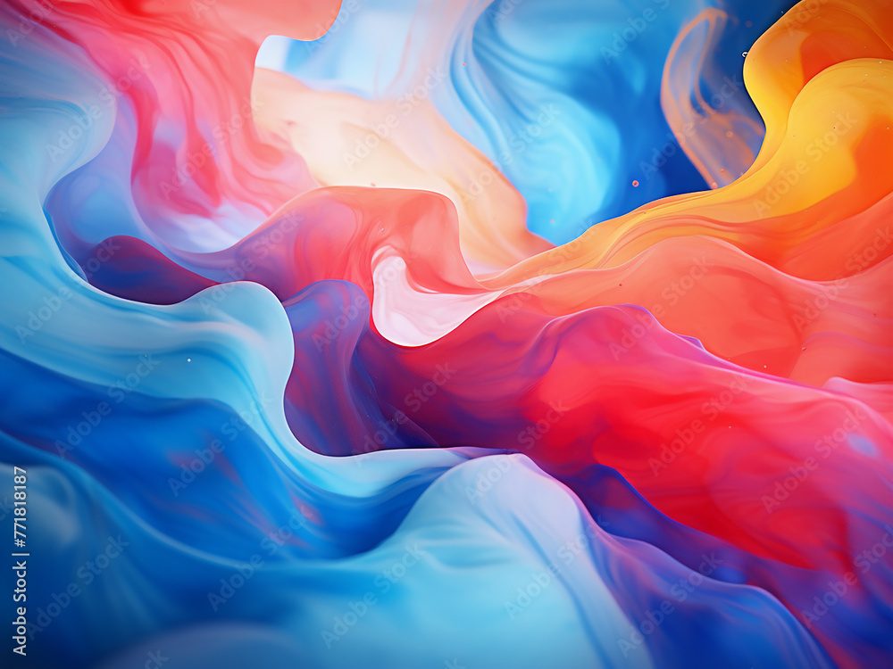 Vector illustration showcases abstract paint background designs for banners.