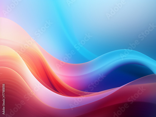 Design backgrounds feature AI-generated colorful waves.