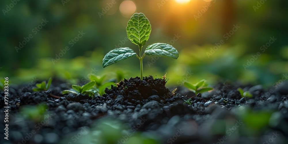 Leveraging ISO LCA Standards to Drive Environmental Sustainability and Value Creation in Business. Concept ISO LCA Standards, Environmental Sustainability, Value Creation, Business Practices - obrazy, fototapety, plakaty 