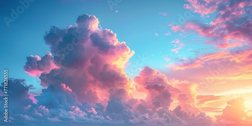 colorful sky and clouds