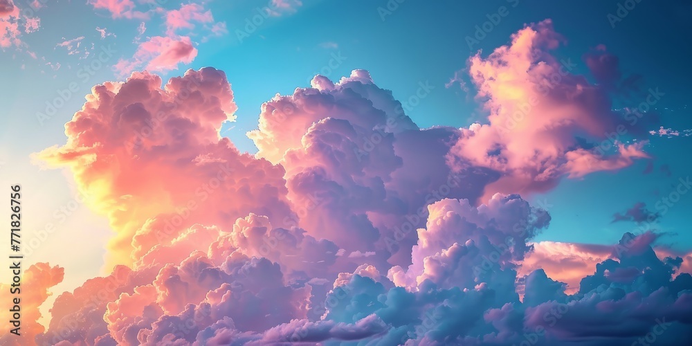 colorful sky and clouds colorful sky and clouds