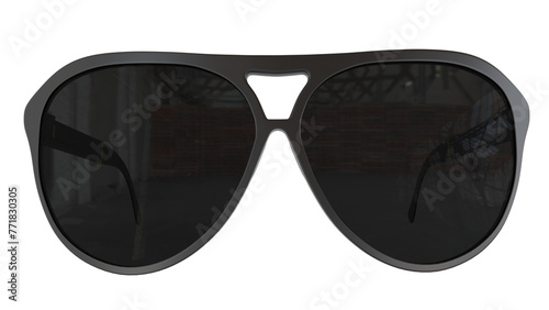 Photorealistic 3D Sunglasses No. 3-3 © Ali