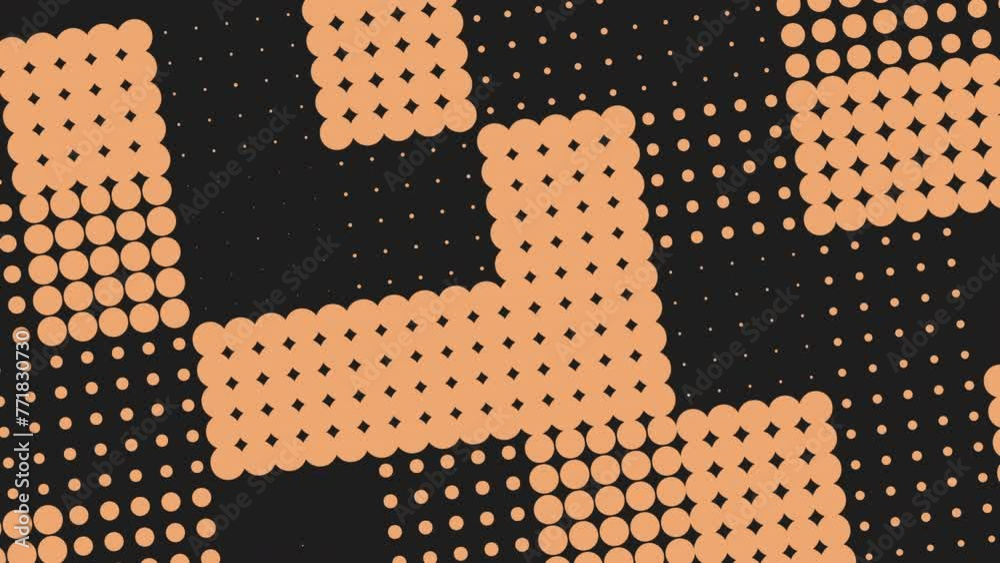 A mesmerizing grid of symmetrical dots on a black background creates an optical illusion, giving the impression of depth and dynamic movement A mesmerizing grid of symmetrical dots on a black background creates an optical illusion, giving the impression of depth and dynamic movement