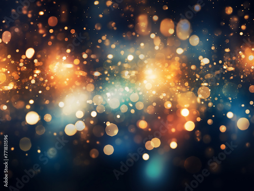 Immerse yourself in the vector illustration of a bokeh background.