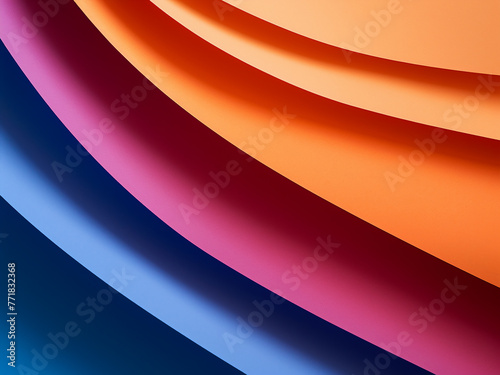 Engage with the artistic contrast of multicolored paper backgrounds.