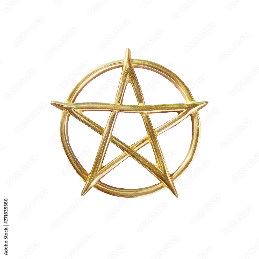 A gold star symbol in a circular logo design on a transparent background A gold star symbol in a circular logo design on a transparent background