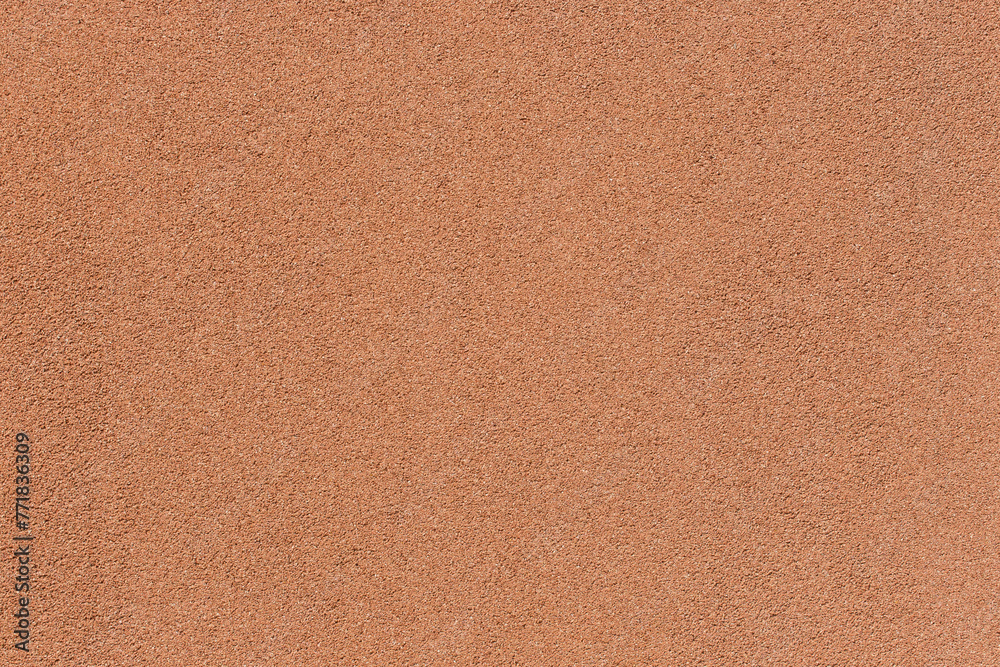 Fototapeta premium Brown plaster bark beetle wall stucco abstract pattern rough surface texture solid background cement concrete