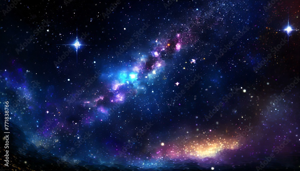 Naklejka premium space galaxy background, cosmos secrets.