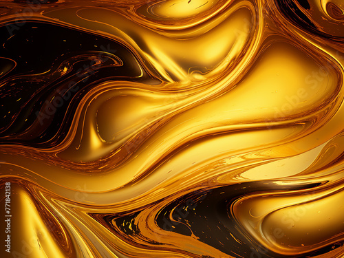 Asian or Arabic-inspired design creates a luxurious wallpaper.