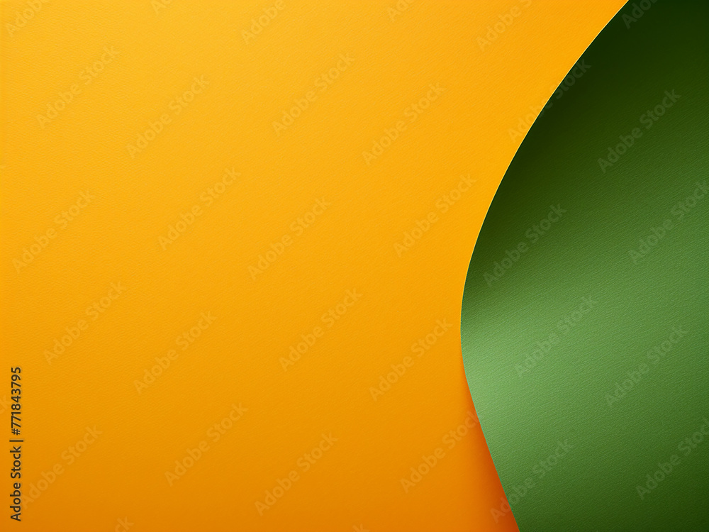 Yellow, green, and orange painted planks create a vivid background. Yellow, green, and orange painted planks create a vivid background.