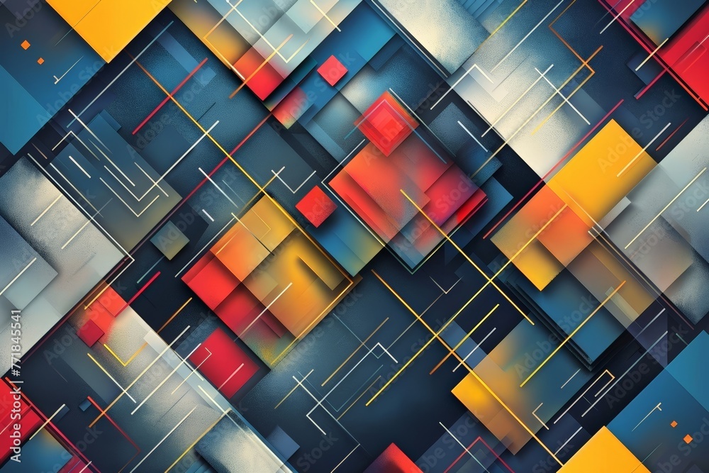 A colorful geometric pattern representing the concept of investment A colorful geometric pattern representing the concept of investment
