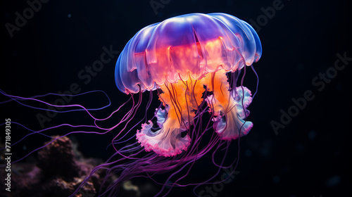 jelly fish in aquarium © qaiser
