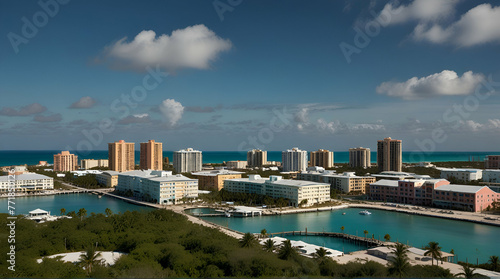 Yachts at Atlantis Marina -Bahamas Nassau Paradise Island - Atlantis Hotel.generative.ai