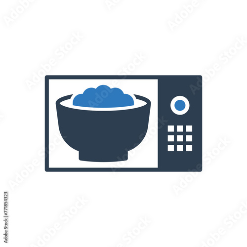Microwave Icon - Bowl Icon