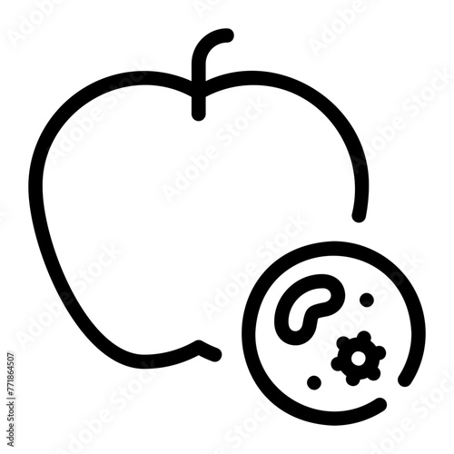 biology line icon