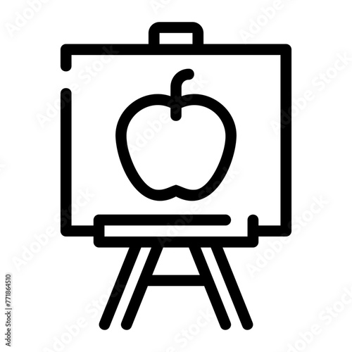canvas line icon