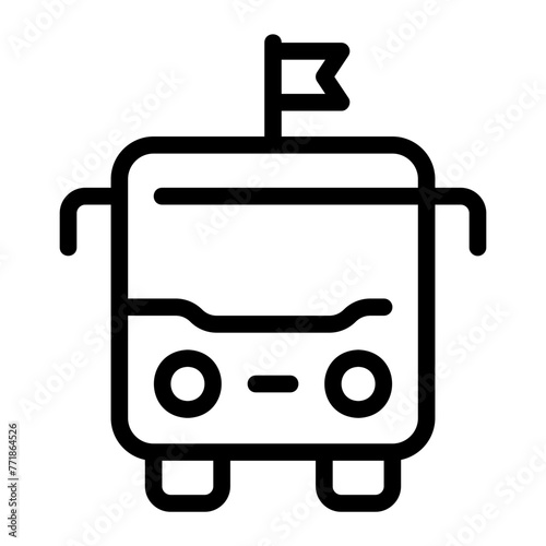 field trip line icon