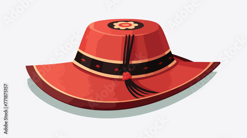 Hat chinese vector for website symbol icon presenta