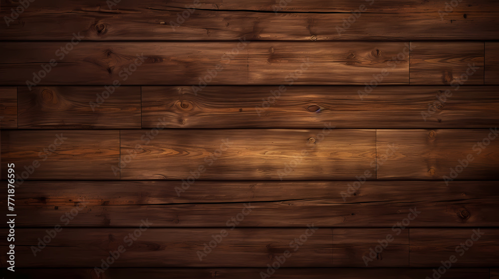 Fototapeta premium Brown wooden planks background