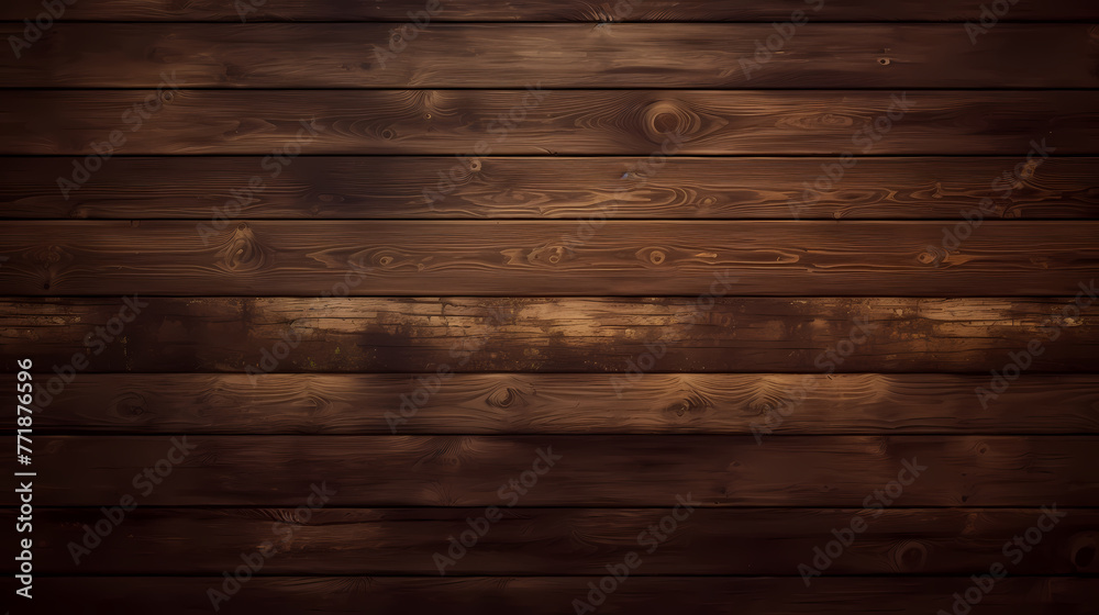 Naklejka premium Brown wooden planks background