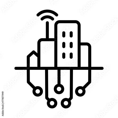 Smart Cities Icon