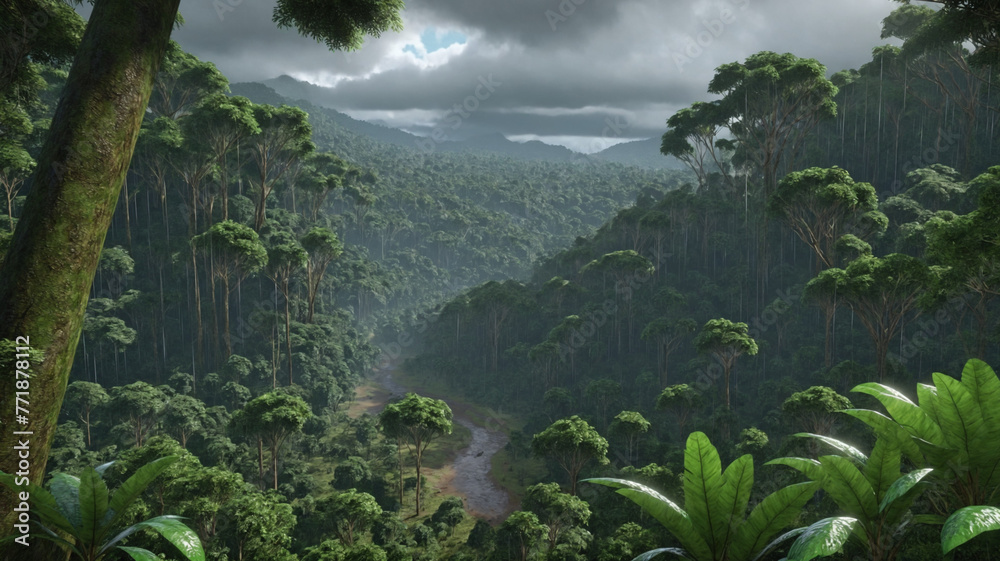 Fototapeta premium tropical jungle