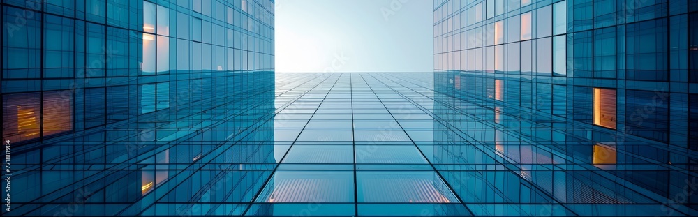 Modern minimalist commercial office building