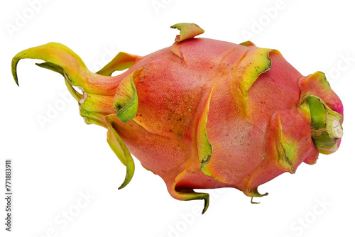 beautiful fresh pitaya without background for your cafe or fruit shop menu design © Sensey3242