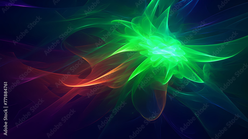 Naklejka premium Abstract glowing energy background
