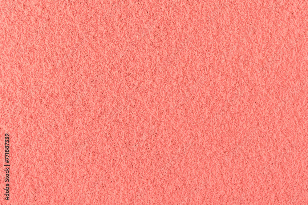 Fototapeta premium Rough surface concrete wall cement texture background abstract solid peach coarse empty blank color paint