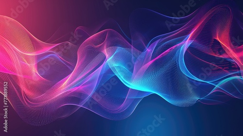 Dynamic lines and curves in a smokie abstract background, Abstract background featuring dynamic lines, curves, and a smokie effect.