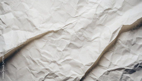 crumpled paper, crease, fold, rough, white, ivory, shadow, uneven, texture, wallpaper