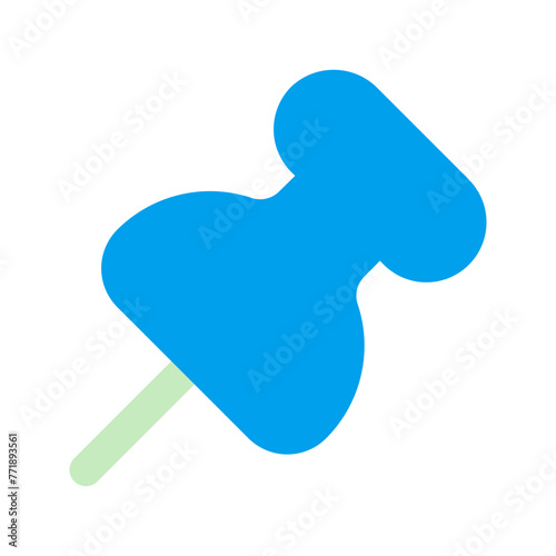 push pin duo tone icon