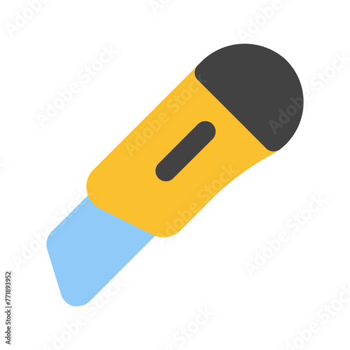 cutter flat icon