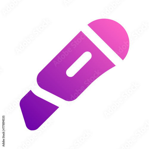 cutter gradient icon