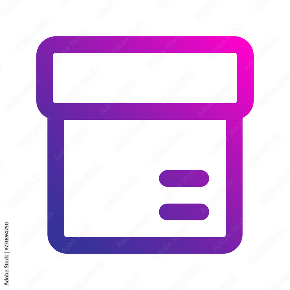 box gradient icon