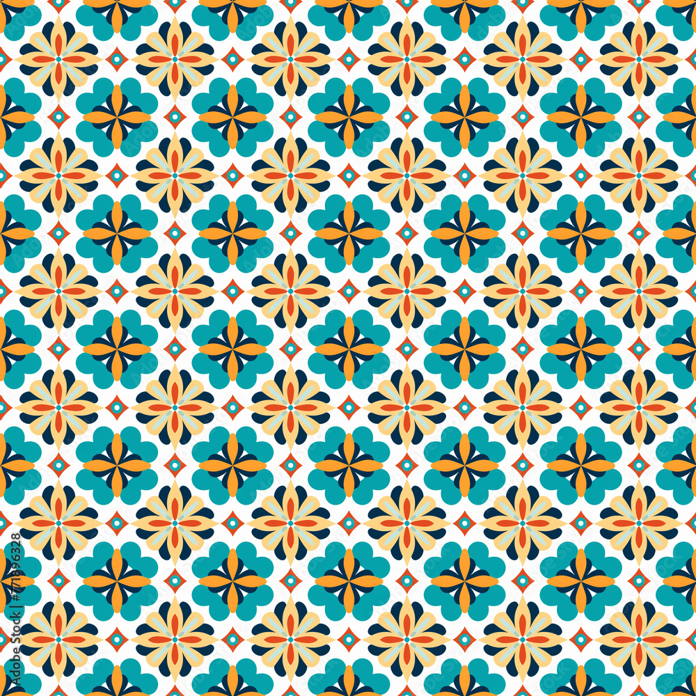 Moroccan background, seamless Moroccan wallpaper, Moroccan pattern, Moroccan culture, Moroccan repeating patterns for greeting cards, fabrics, gift papers, and product designs