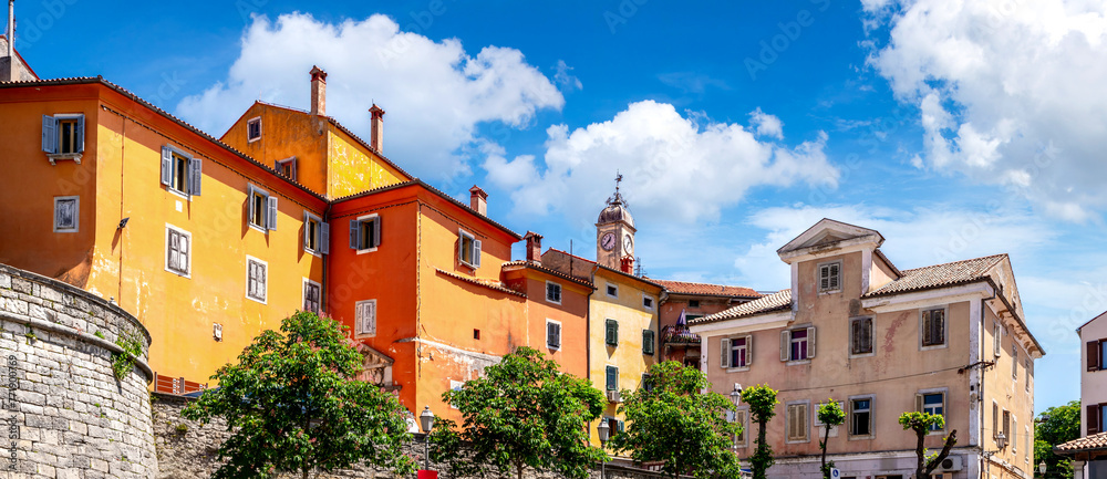 Historic center of Labin at daytime, Istria, Croatia Historic center of Labin at daytime, Istria, Croatia