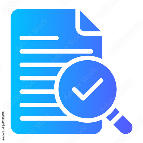 audit gradient icon