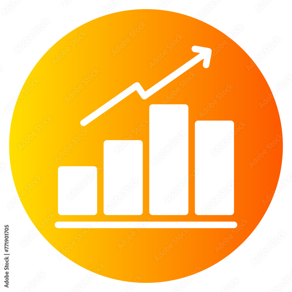 analytics gradient icon