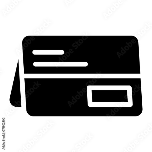 passbook glyph icon