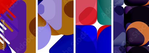 Geometric elements abstract backgrounds for wallpaper, business card, cover, poster, banner, brochure, header, website